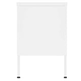 TV Cabinet White 41.3"x13.8"x19.7" Steel