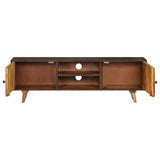 TV Cabinet Solid Mango Wood 55.1"x11.8"x17.7"