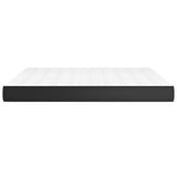 Pocket Spring Bed Mattress Black 59.8"x79.9"x7.9" Queen Faux Leather
