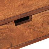 TV Cabinet 55.1"x11.8"x13.8" Solid Acacia Wood