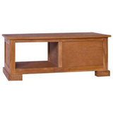 TV Cabinet 35.4"x19.7"x14.6" Solid Teak Wood