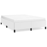 Bed Frame White 53.9"x74.8" Full Faux Leather