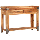 Console Table 43.3"x13.4"x29.1" Solid Wood Acacia