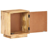 Bedside Cabinet 15.7"x11.8"x17.7" Solid Mango Wood