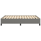 Bed Frame Dark Gray 59.8"x79.9" Queen Fabric