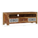 TV Cabinet 47.2"x11.8"x15.7" Solid Sheesham Wood