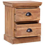 Bedside Cabinet 15.7"x11.8"x19.7" Solid Teak