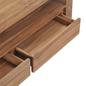 TV Cabinet 47.2"x11.8"x15.7" Solid Teak Wood