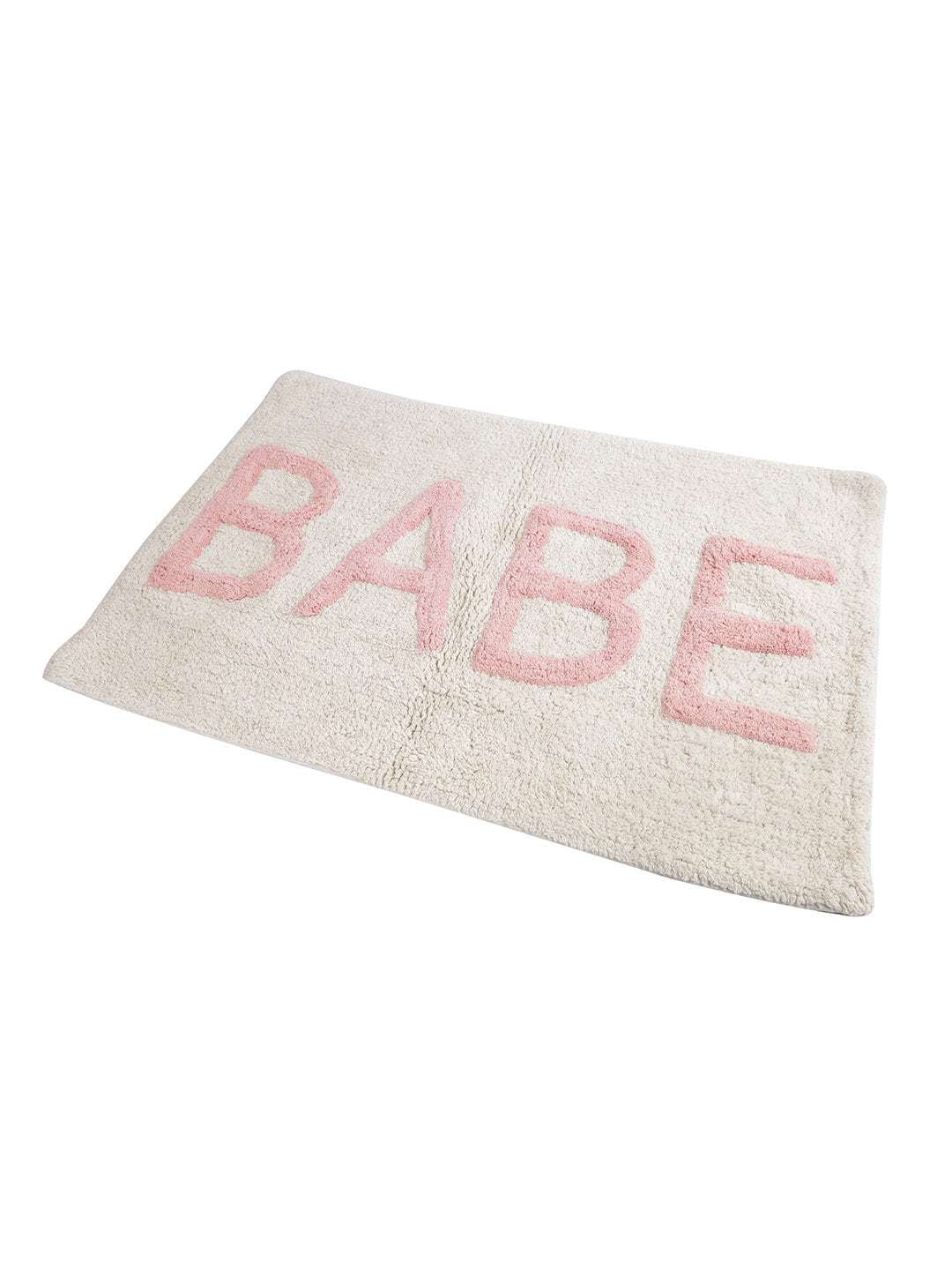 BABE Bath Mat for new year gift Hand Tufted Cotton Bath Rug