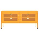 TV Cabinet Mustard Yellow 41.3"x13.8"x19.7" Steel