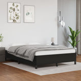 Bed Frame Black 59.8"x79.9" Queen Faux Leather