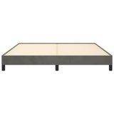 Bed Frame Dark Gray 76"x79.9" King Velvet