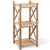 3-Tier Bamboo Shelf Square