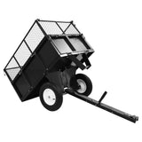 Tipping Trailer for Lawn Mower 661.4 lb Load