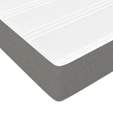 Pocket Spring Bed Mattress Dark Gray 39.4"x79.9"x7.9" Twin XL Fabric