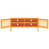 TV Cabinet Mustard Yellow 41.3"x13.8"x19.7" Steel