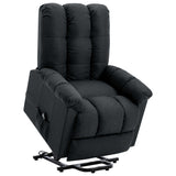 Power Lift Recliner Dark Gray Fabric