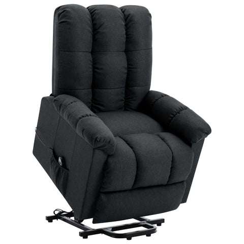 Power Lift Recliner Dark Gray Fabric