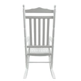 BALCONY PORCH ADULT ROCKING CHAIR - WHITE