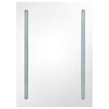 LED Bathroom Mirror Cabinet Shining White 19.7"x5.1"x27.6"