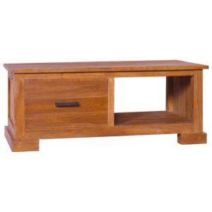 TV Cabinet 35.4"x19.7"x14.6" Solid Teak Wood