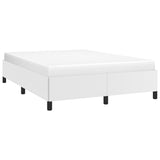 Bed Frame White 53.9"x74.8" Full Faux Leather