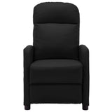 Recliner Black Faux Leather