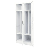 Wardrobe White 31.5"x19.7"x70.9" Steel