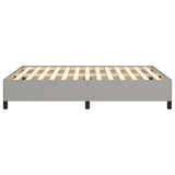 Bed Frame Light Gray 53.9"x74.8" Full Fabric