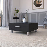 Myers Coffee Table; Four Legs; One Drawer