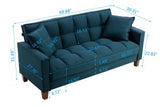 Hot Selling Solid Color Easy Assemble Loveseat 2 Seater Furniture Breathable Linen Sofa Chair