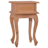 Bedside Table 13.8"x11.8"x23.6" Solid Mahogany Wood