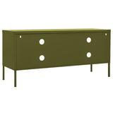 TV Cabinet Olive Green 41.3"x13.8"x19.7" Steel