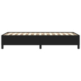 Bed Frame Black 39.4"x74.8" Twin Faux Leather