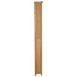 7-Tier Bookcase 35.4"x8.9"x78.7" Solid Oak Wood