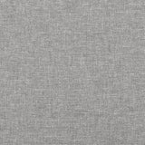 Bed Frame Light Gray 76"x79.9" King Fabric