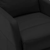 Reclining Chair Black Faux Leather