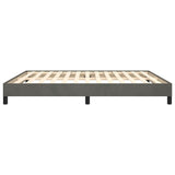 Bed Frame Dark Gray 76"x79.9" King Velvet