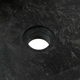 Bathroom Vanity Cabinet Solid Teak with Sink Marble Black