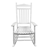 BALCONY PORCH ADULT ROCKING CHAIR - WHITE