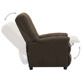 Recliner Brown Fabric