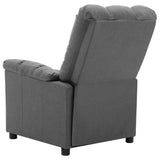 Recliner Light Grey Fabric