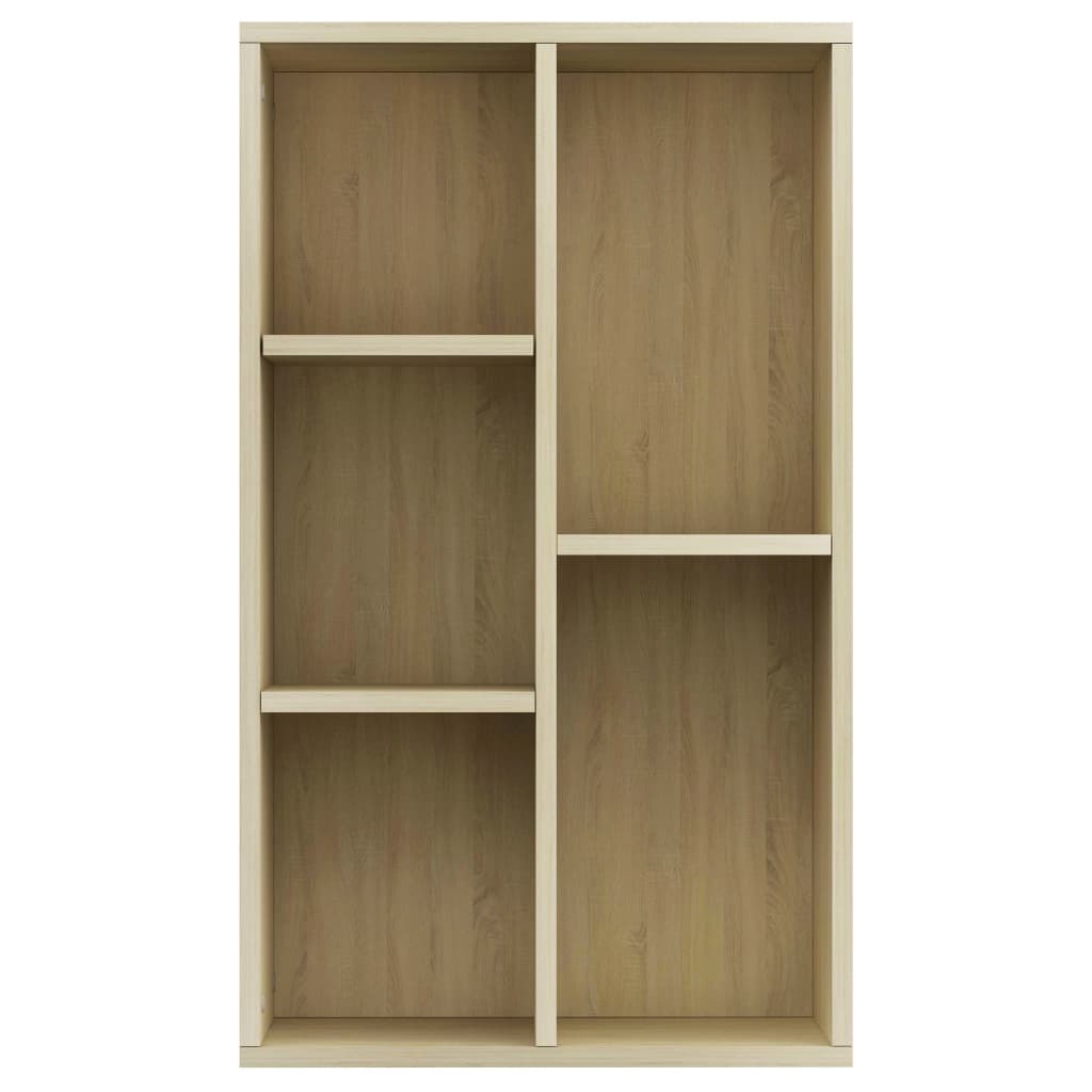 Book Cabinet/Sideboard Sonoma Oak 19.7"x9.8"x31.5" Engineered Wood