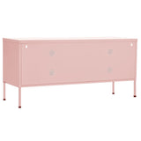 TV Cabinet Pink 41.3"x13.8"x19.7" Steel