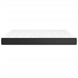 Pocket Spring Bed Mattress Black 72"x83.9"x7.9" California King Faux Leather