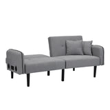 Folding Ottoman Sofa Bed with stereo Gray