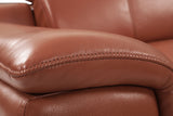 Global United Genuine Italian Leather Power Reclining Chair