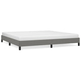 Bed Frame Dark Gray 76"x79.9" King Fabric