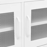 TV Cabinet White 41.3"x13.8"x19.7" Steel