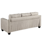 3 Piece Living Room Set with tufted cushions